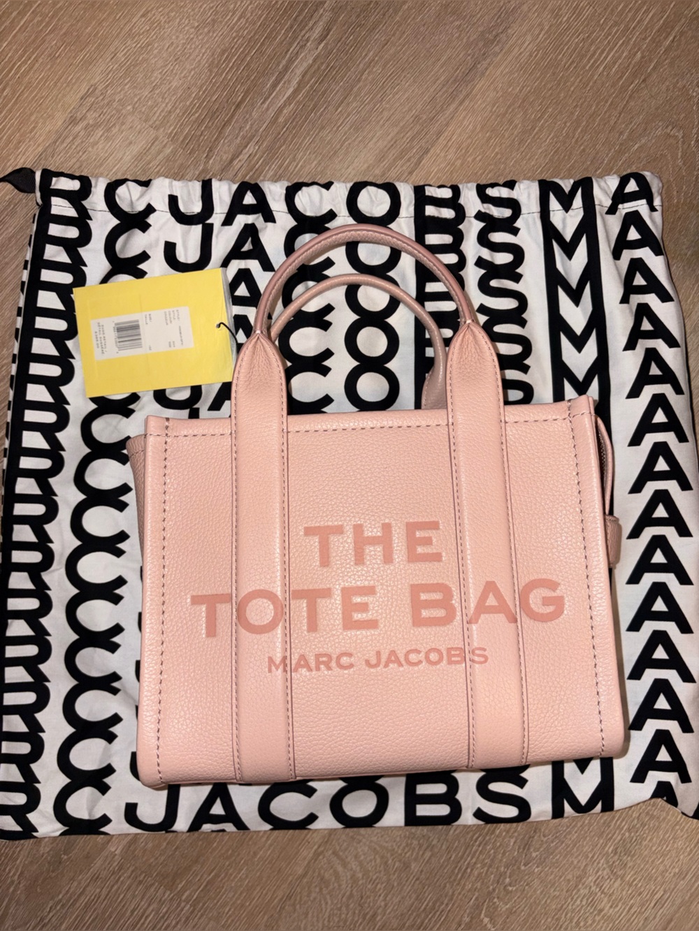 NWT Small Marc Jacobs Rose Leather The Tote Bag